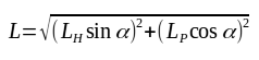 Conical coil inductance, formula