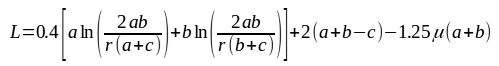 rectangular loop inductance formula