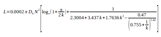 single layer coil weever formula
